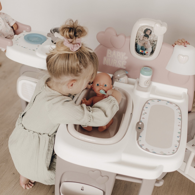 Smoby - Baby Nurse Play Center For Dolls With 23 Accessories
