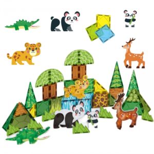 magnetinis konstruktorius dziungles laukiniai gyvunai