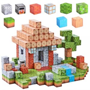 magnetiniu kubeliu konstruktorius minecraft