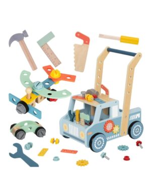 Medinis stumdukas su įrankiais Mašinėlė